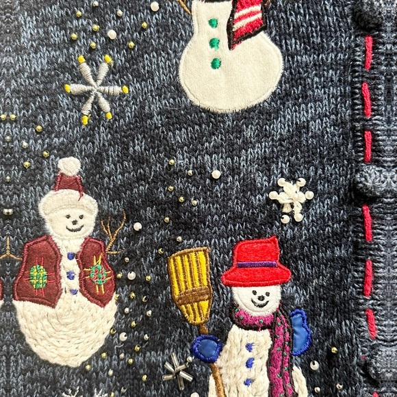 Designers Studio Originals Vintage Winter Sweater Vest - Picture 5 of 8